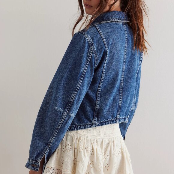 Free People We The Free Jade Denim Jacket - Picture 4 of 6